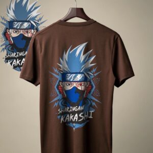 Naruto Kakashi Sharingan Printed T-Shirt