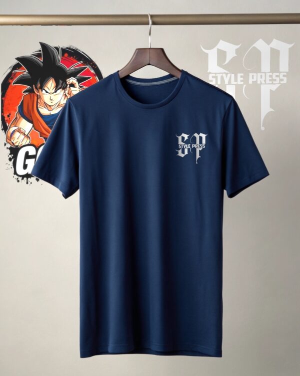 🔥 Goku Anime T-Shirt – Navy Blue Edition 🔥 - Image 2
