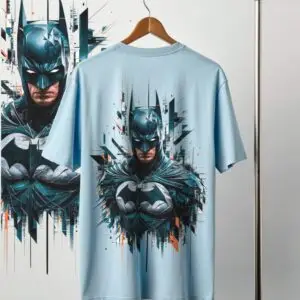 Batman Oversized T-Shirt – Light Sky Blue