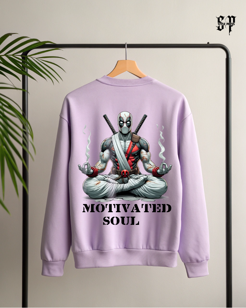 Lavender Sweatshirt Motivated Soul – Stylepress