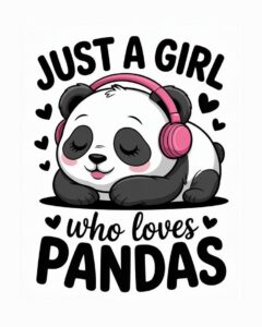 Girl Love Panda
