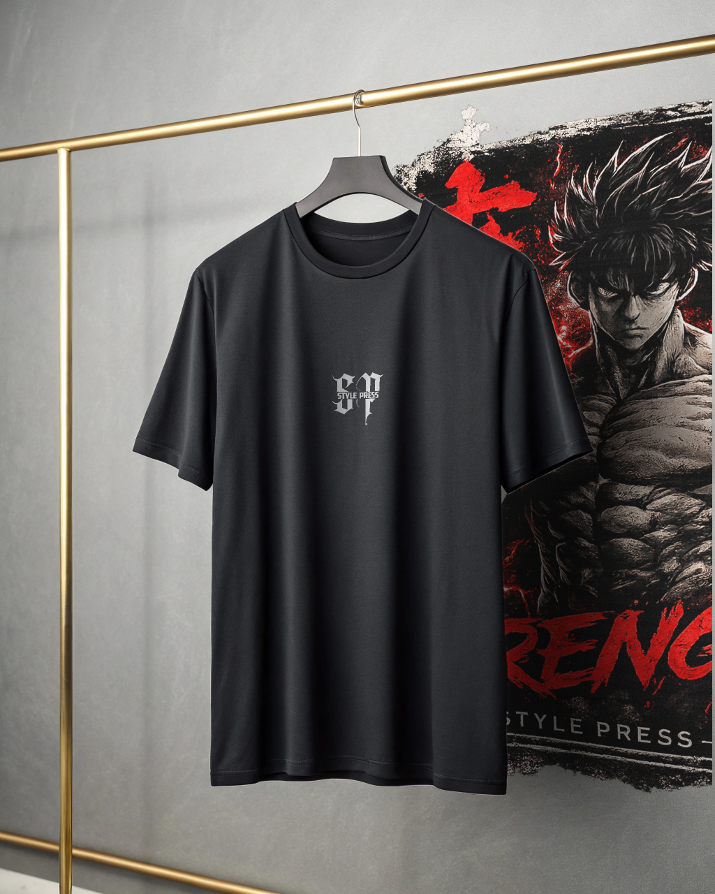 StylePress Strength Anime Oversized T-Shirt - Image 2